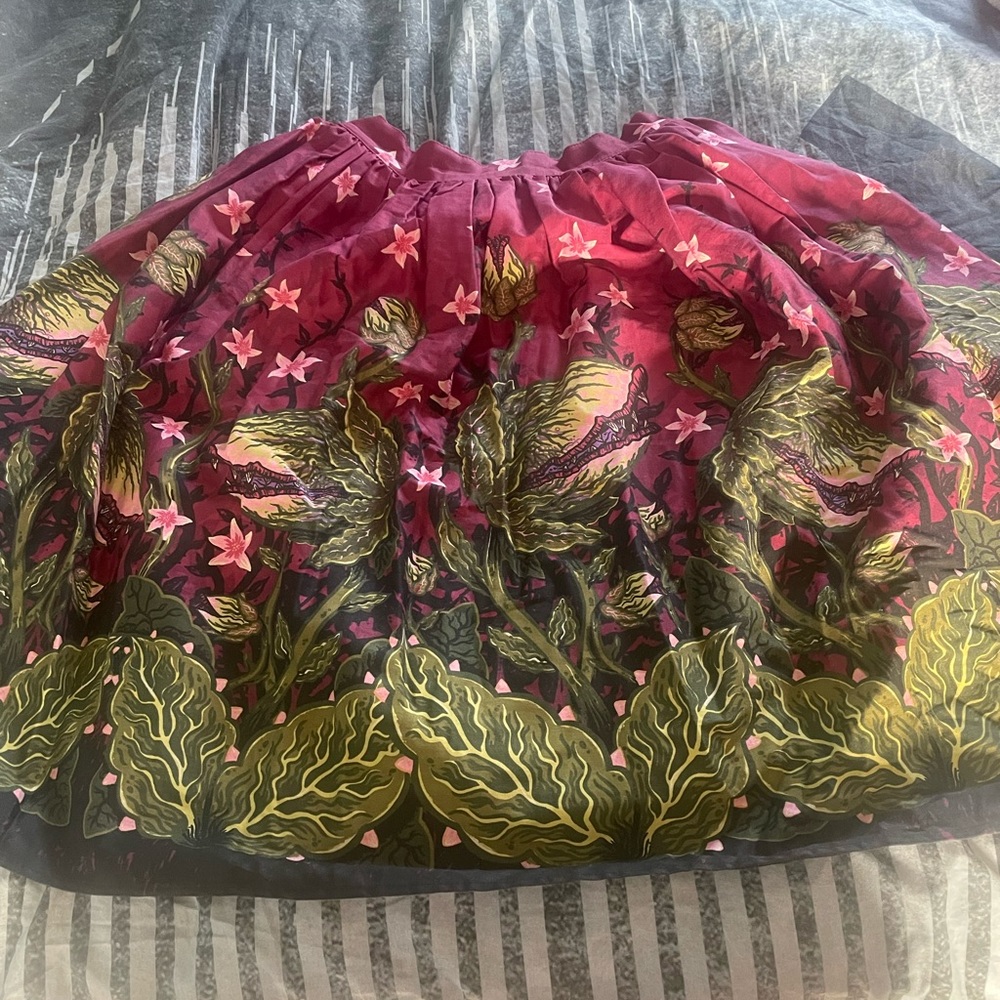 Vixen by Micheline Pitt Tropical Terror swing skirt medium